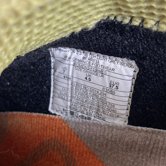 Merrell Chameleon II Stretch Leather Vibram Ankle Hiking Boots Womens 7 - Picture 9 of 10